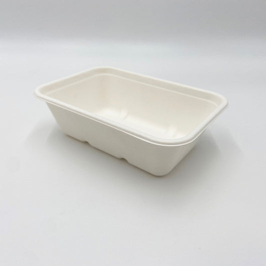 750ml Bagasse Rectangle Container - 500pk