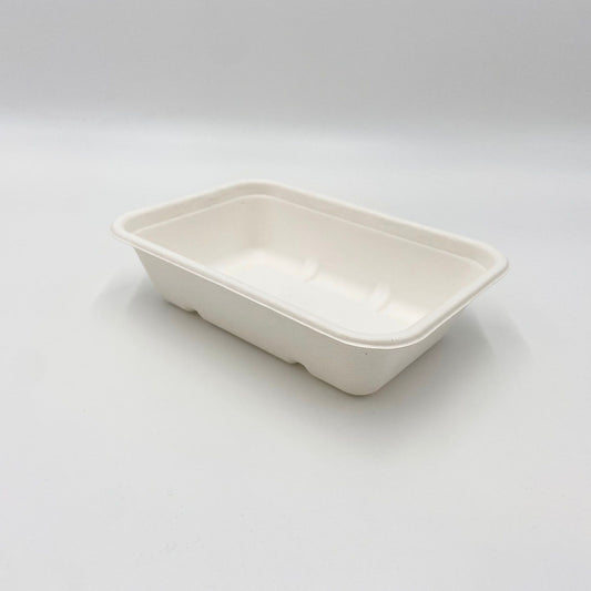 550ml Bagasse Rectangle Container - 500pk