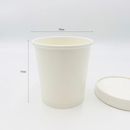 12oz Soup container white card  - 500pk