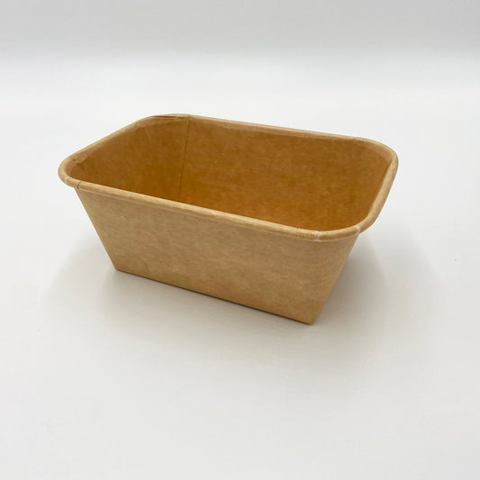 1000ml Rectangle Kraft Container - 600pk