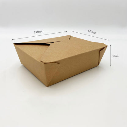 1000ml Kraft Takeaway Box - 200pk