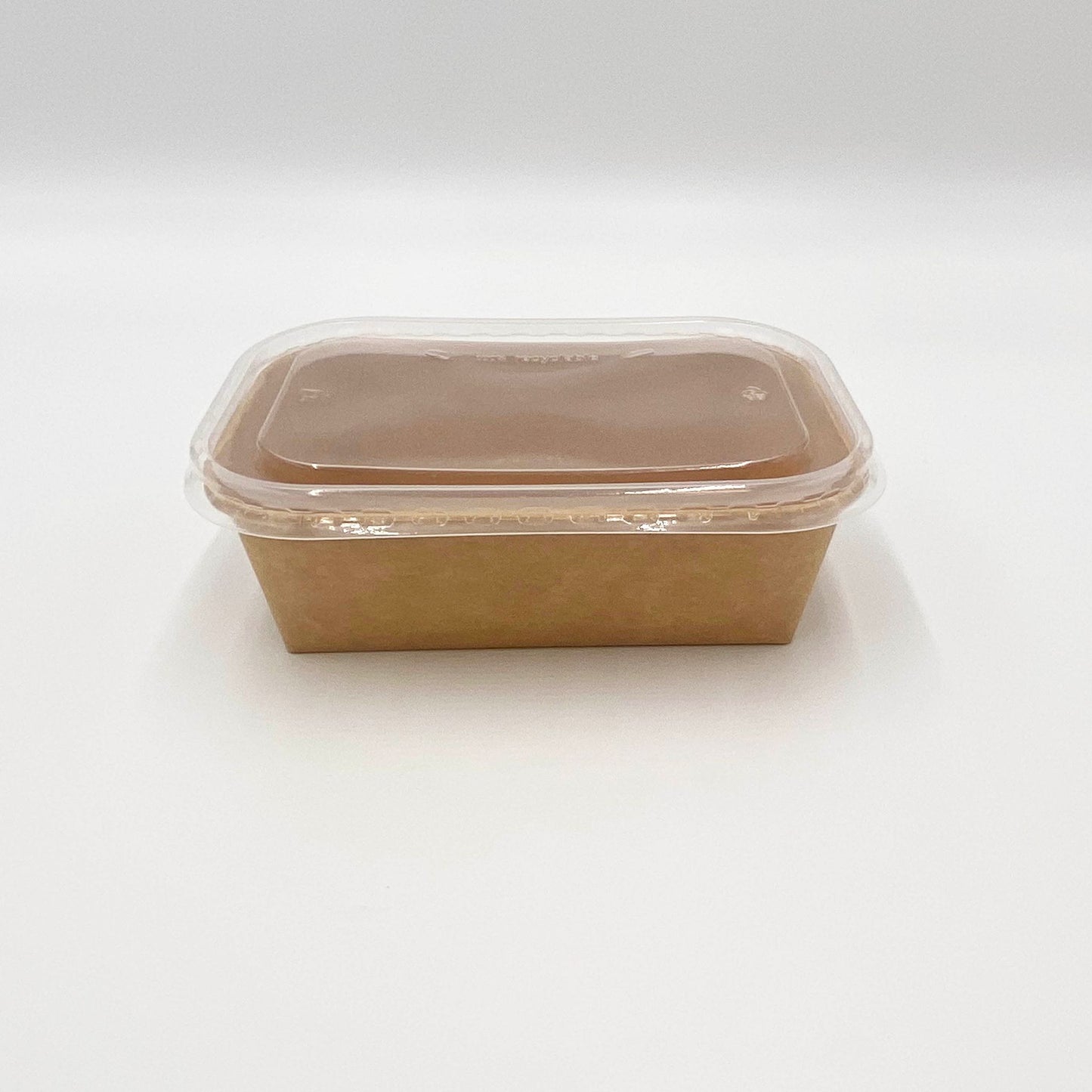 PP Lid - Rectangle Kraft Container - 600pk