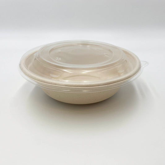 PET Lid - Bagasse bowl - 500pk