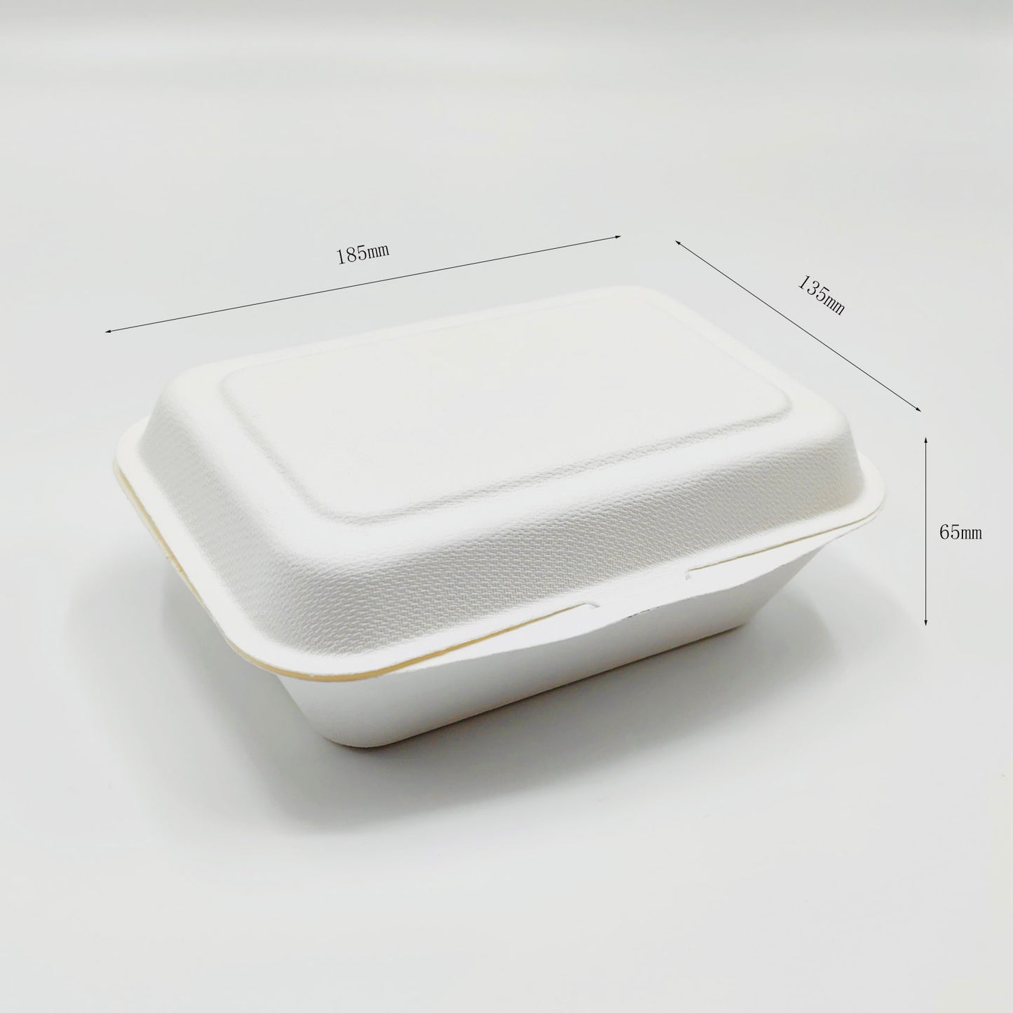 7x5" Bagasse Takeaway Box - 500pk